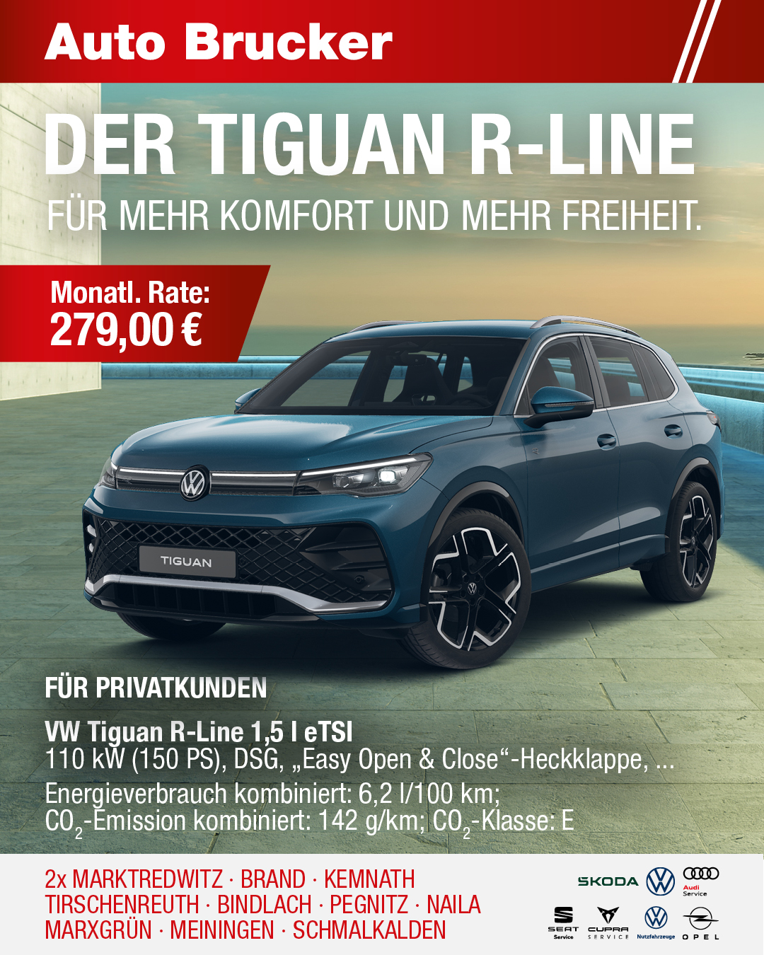 Der VW ID.4 mit E-Förderung 211 € monatliche Rate