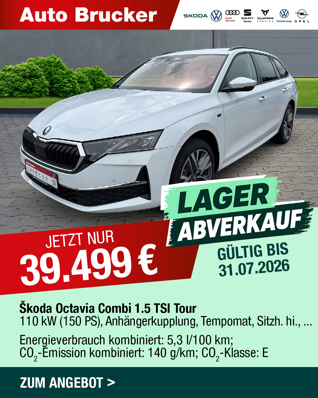 Lagerabverkauf Skoda Neuwagen