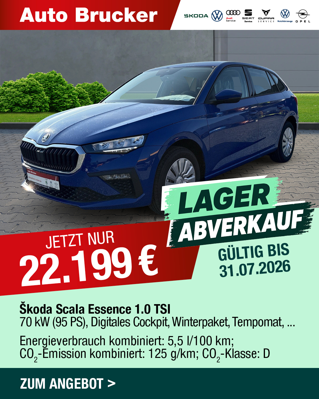 Lagerabverkauf Skoda Neuwagen