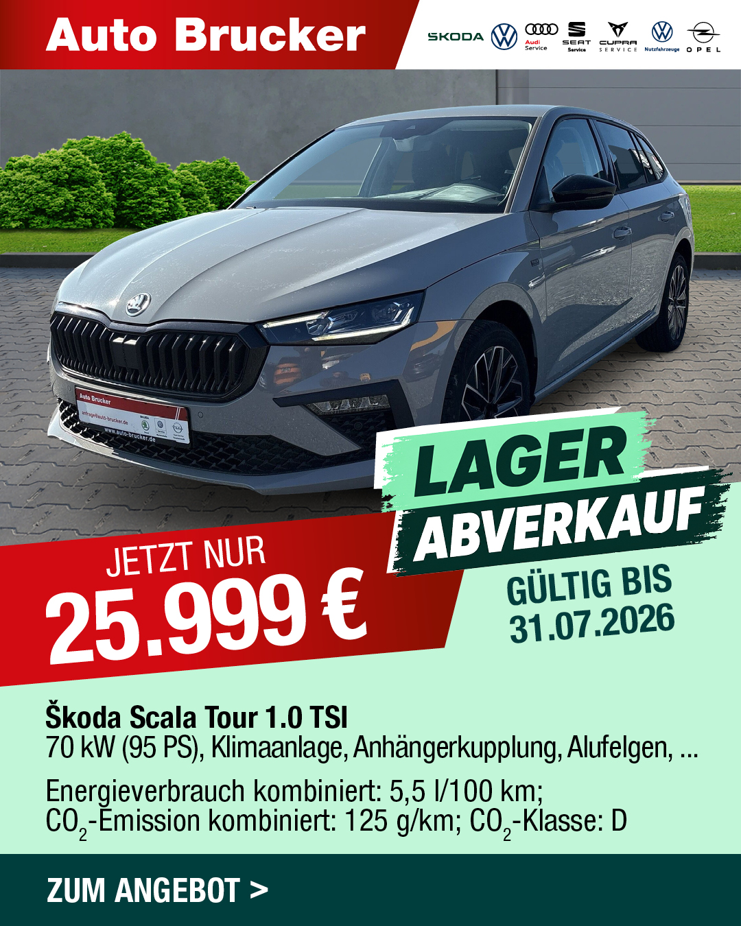Lagerabverkauf Skoda Neuwagen