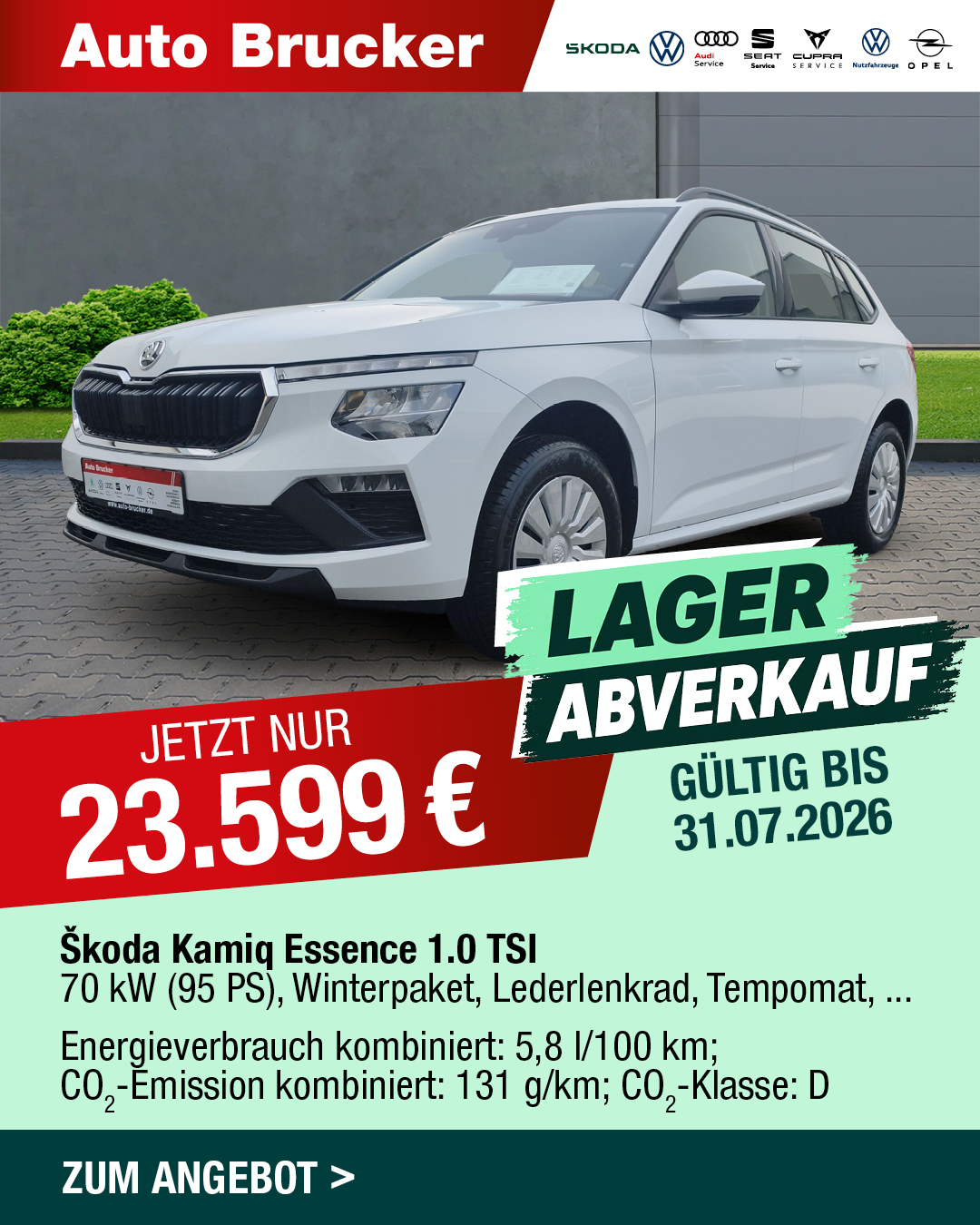 Lagerabverkauf Skoda Neuwagen