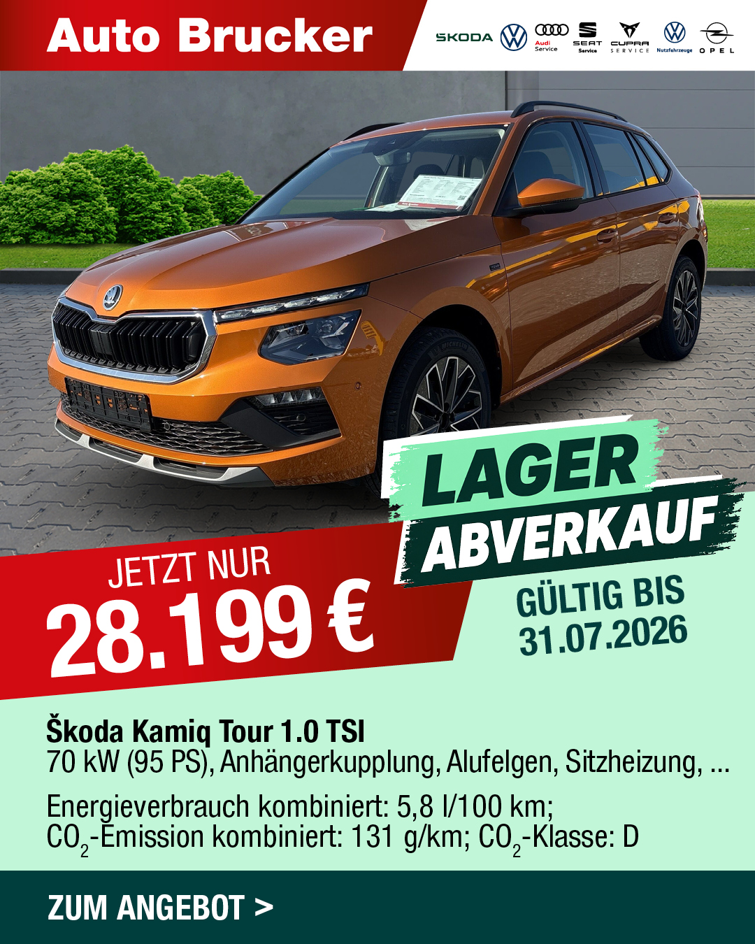 Lagerabverkauf Skoda Neuwagen