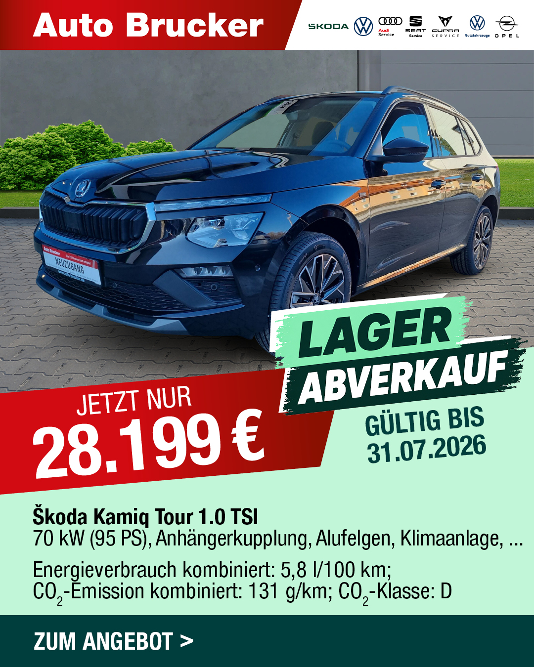 Lagerabverkauf Skoda Neuwagen