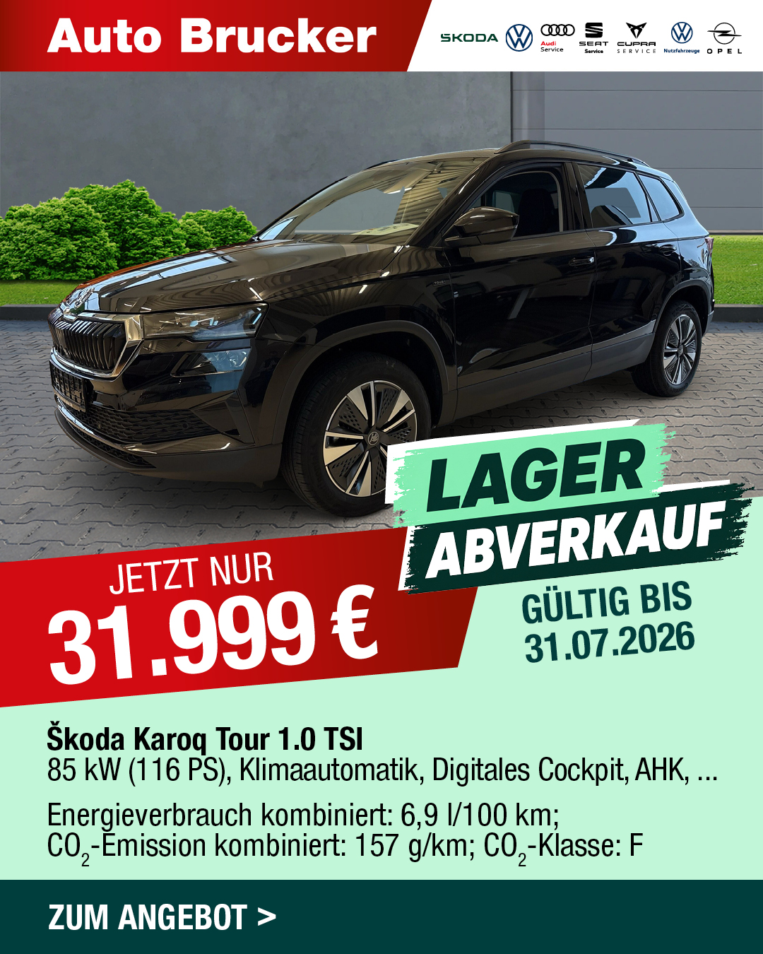 Lagerabverkauf Skoda Neuwagen
