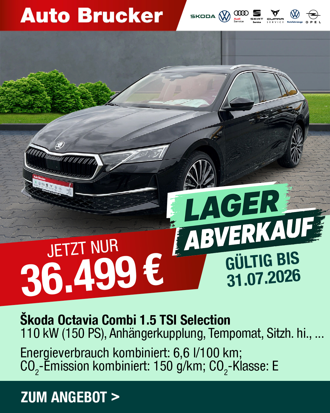 Lagerabverkauf Skoda Neuwagen
