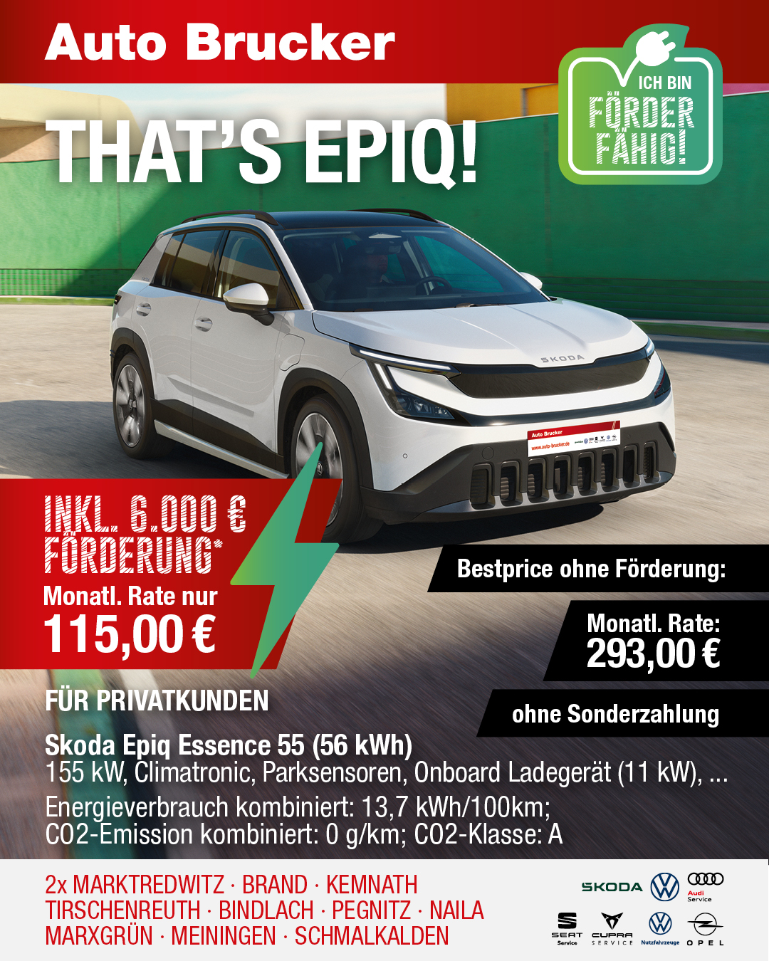 Der VW ID.Polo mit E-Förderung 115 € monatliche Rate